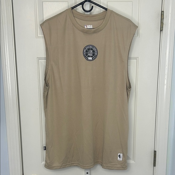 MBA Men's Tan Sleeveless Tank Top - Picture 9 of 9